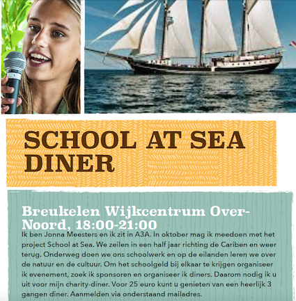 school at sea uitnodiging